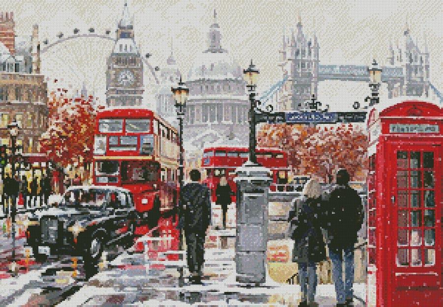 London Collage - Artecy Cross Stitch