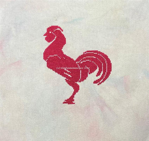 Rooster Silhouette - Stitchnmomma