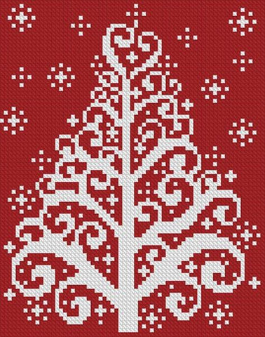 Christmas Tree Card - Artecy Cross Stitch