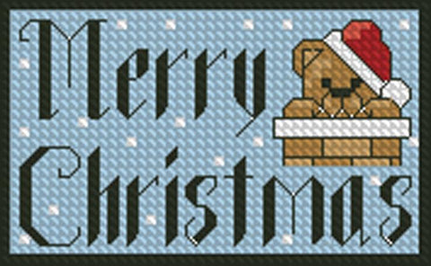 Merry Christmas Card - Artecy Cross Stitch