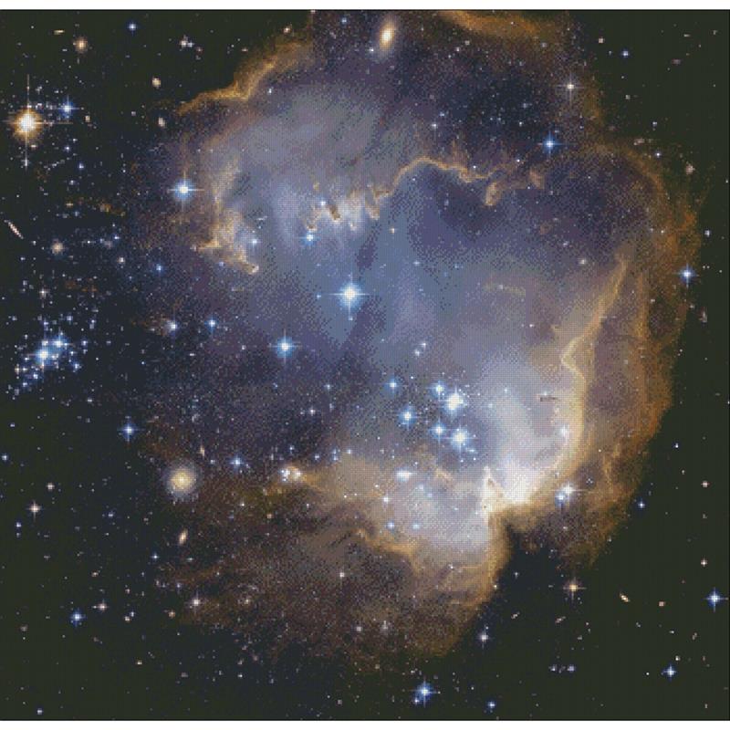 Star Cluster NGC602 - Charting Creations