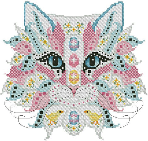 Colorful Cats: Easter - Kitty & Me Designs