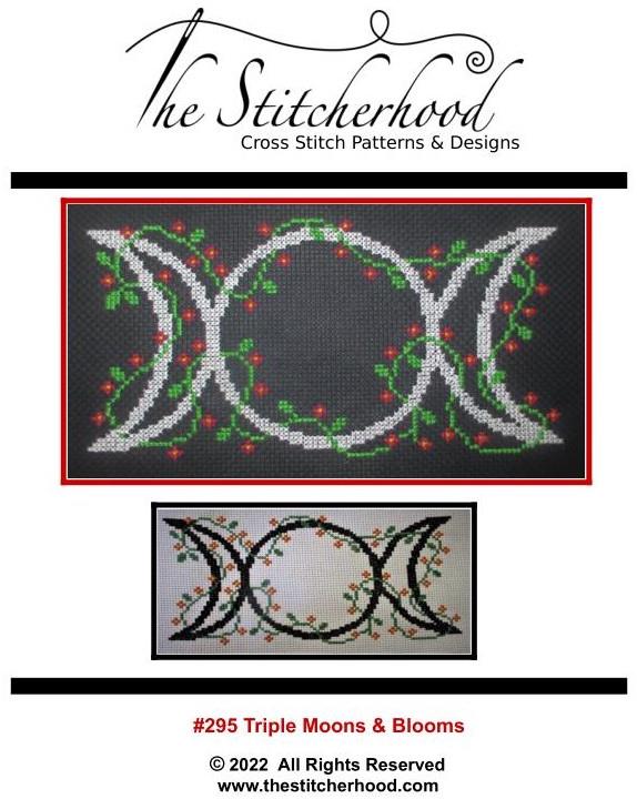 Triple Moons & Blooms - Stitcherhood