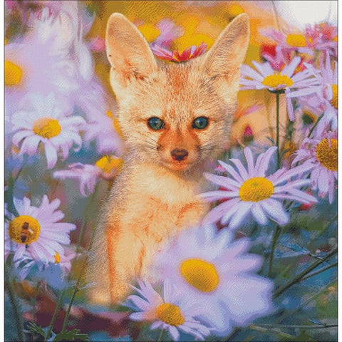 Fox In The Garden - Charting Creations