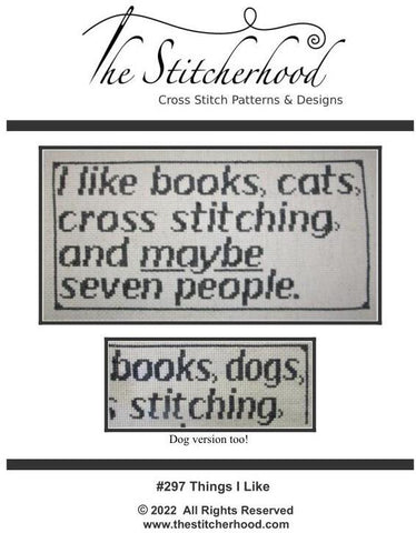 Things I Like - Stitcherhood