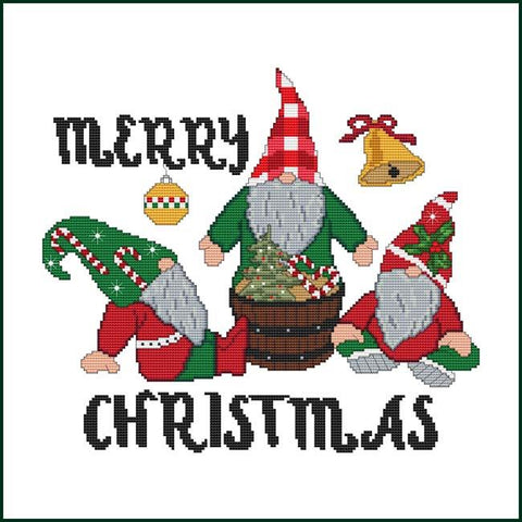 Gnome Greetings: Christmas - Cross Stitch Wonders