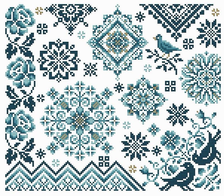 Bluebird Sampler - Shannon Christine Designs