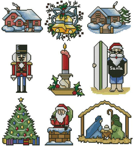 Sew Little Stitches Christmas Collection 3 (Large) - Artecy Cross Stitch