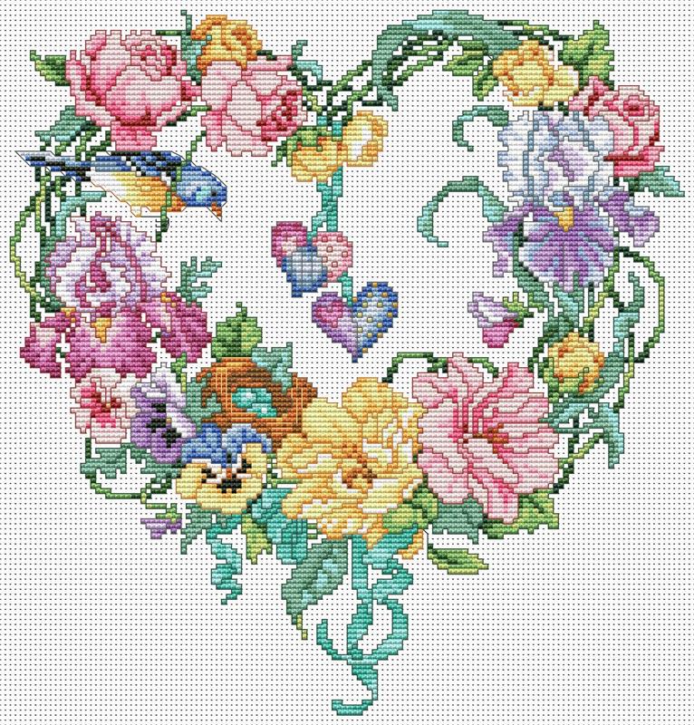 Floral Heart Wreath - Kooler Design Studio