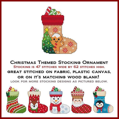 Christmas Stocking: Gingerbread - Cross Stitch Wonders