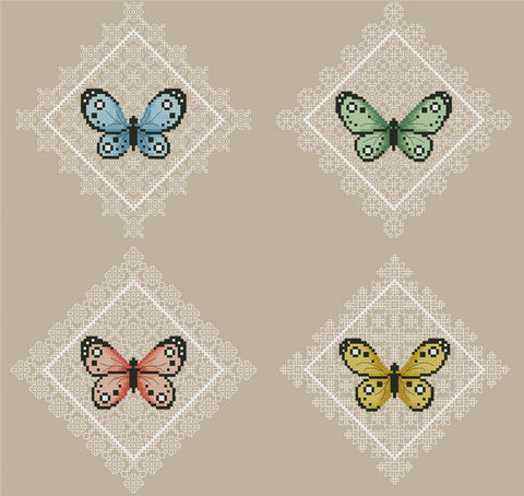 Butterflies And Lace - Kitty & Me Designs