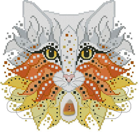 Colorful Cats: Candy Corn - Kitty & Me Designs
