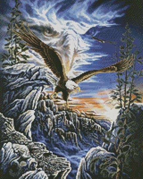 Mini 10 Eagles - Artecy Cross Stitch