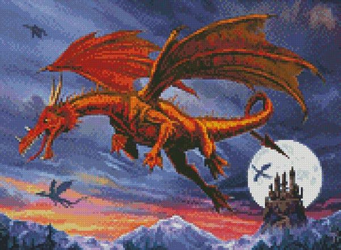 Mini Dragon Flight - Artecy Cross Stitch