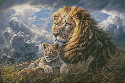 Like Father Like Son (Large) - Artecy Cross Stitch