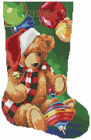 Santa Bear Stocking - Kooler Design Studio