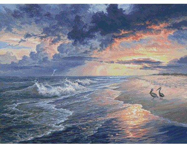 Pelican Beach - Artecy Cross Stitch