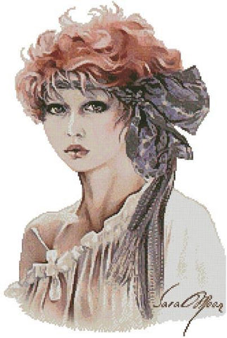 Red Wild Cat Close Up - Artecy Cross Stitch