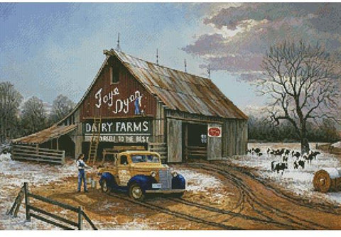 The Barn Painters - Artecy Cross Stitch