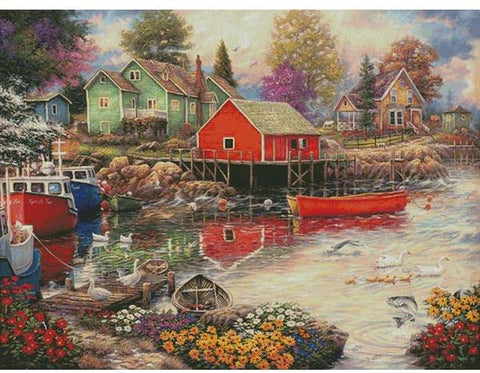 Quiet Cove (Large) - Artecy Cross Stitch