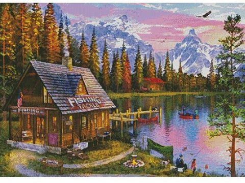 The Fishing Hut - Artecy Cross Stitch