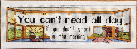 Start In The Morning - Rogue Stitchery