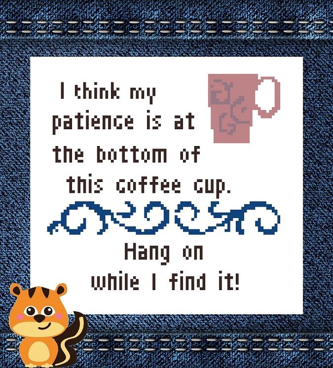 Patience & Coffee - Iris Originals