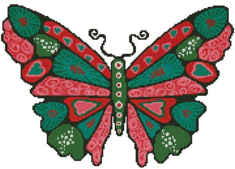 Butterfly Hearts - Artecy Cross Stitch