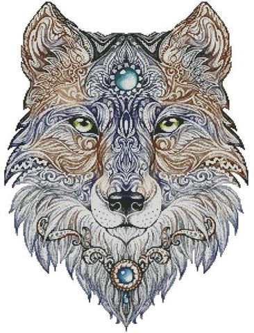 Tattoo Wolf - Artecy Cross Stitch