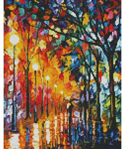 Mini The Stroll Under The Rain - Artecy Cross Stitch