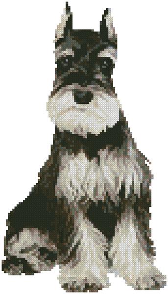 Mini Schnauzer 2 - Artecy Cross Stitch