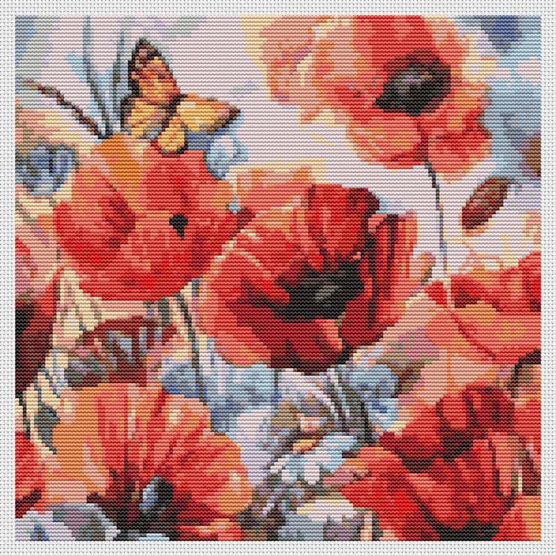 Poppies In Bloom - Art of Stitch, The