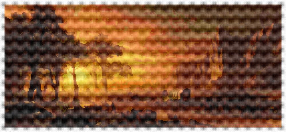 Emigrants Crossing The Plains - Art of Stitch, The