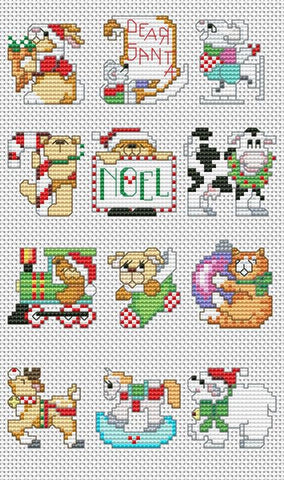 Christmas Critters Ornaments - Kooler Design Studio