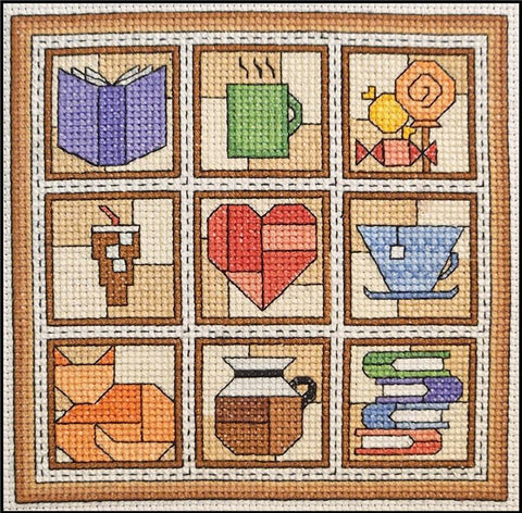 Quilt Blocks 17: Coffee Break - Rogue Stitchery