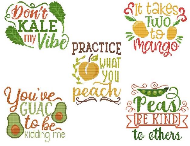 Market Fresh Puns - Cross Stitch Wonders