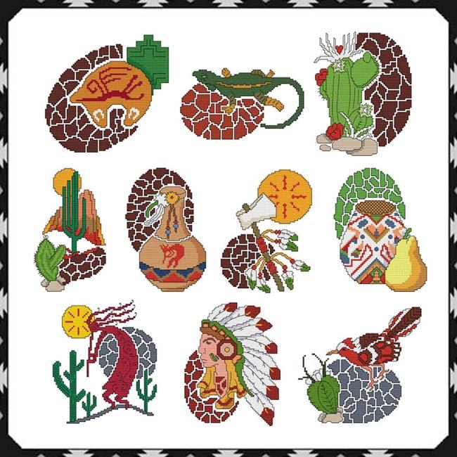 Arizona / Southwest Combo - Cross Stitch Wonders