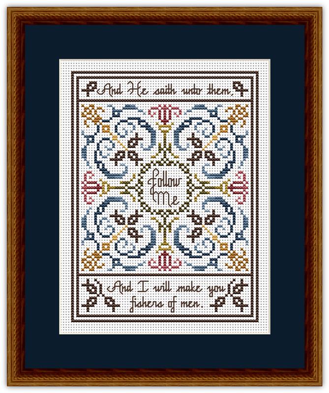 Fishers of Men / Matthew 4:19 Bible Verse Pattern - Happiness Is  HeartMade