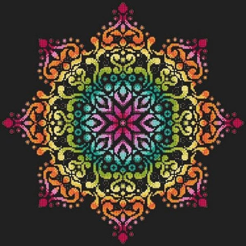 Full Rainbow Mandala 2 - Shannon Christine Designs