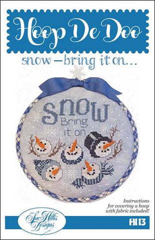 Hoop De Doo: Snow - Bring It On - Sue Hillis Designs