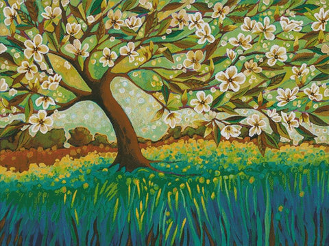 Magnolian Grace (Large) - Artecy Cross Stitch