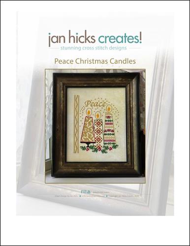 Peace Christmas Candles - Jan Hicks Creates