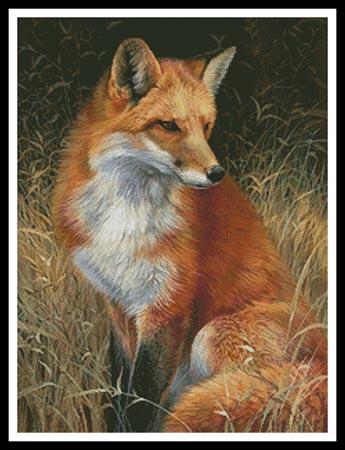 Red Fox Painting - Artecy Cross Stitch