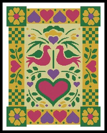 Pennsylvania Dutch Pattern - Artecy Cross Stitch
