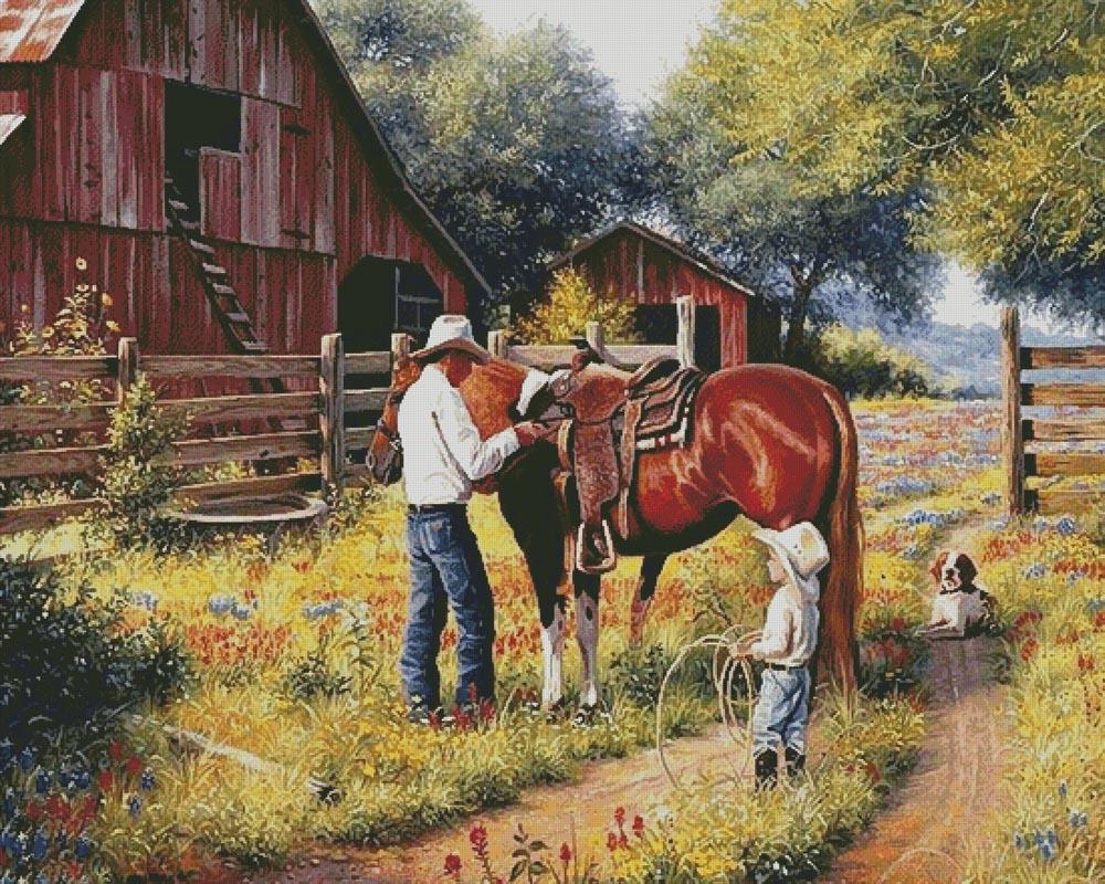 Learning The Ropes (Large) - Artecy Cross Stitch
