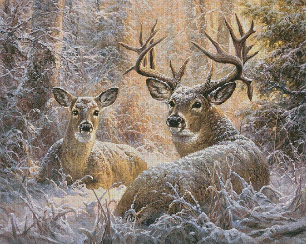 Snowy Seclusion (Large) - Artecy Cross Stitch