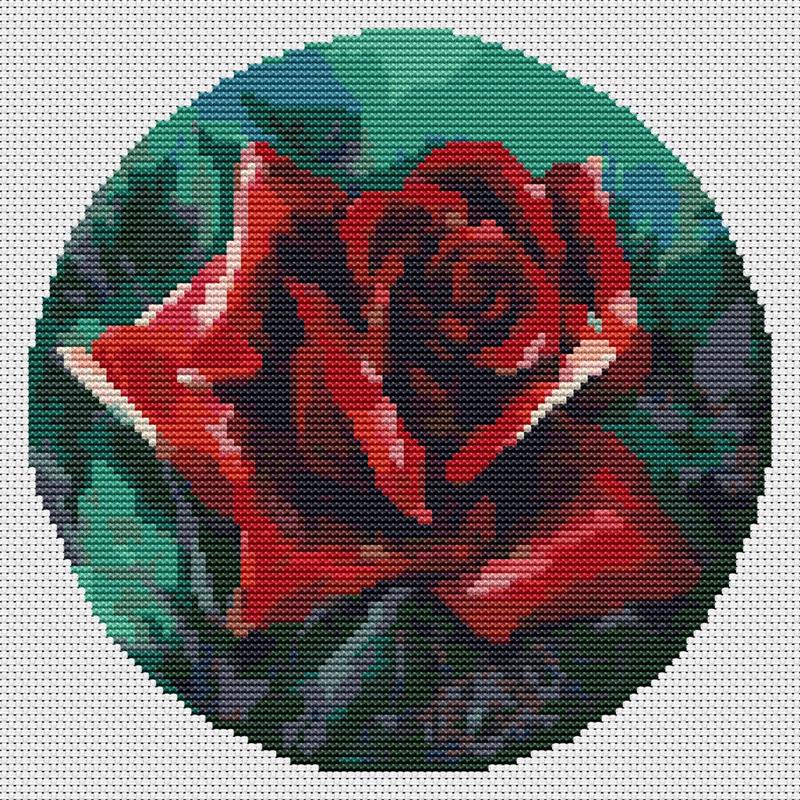 The Red Rose - Art of Stitch, The