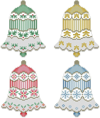 Crazy Christmas Bells Ornaments - Kitty & Me Designs