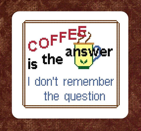 Coffee Is The Answer - Iris Originals