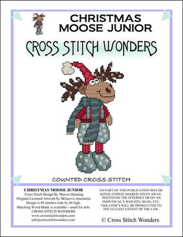 Christmas Moose Junior - Cross Stitch Wonders